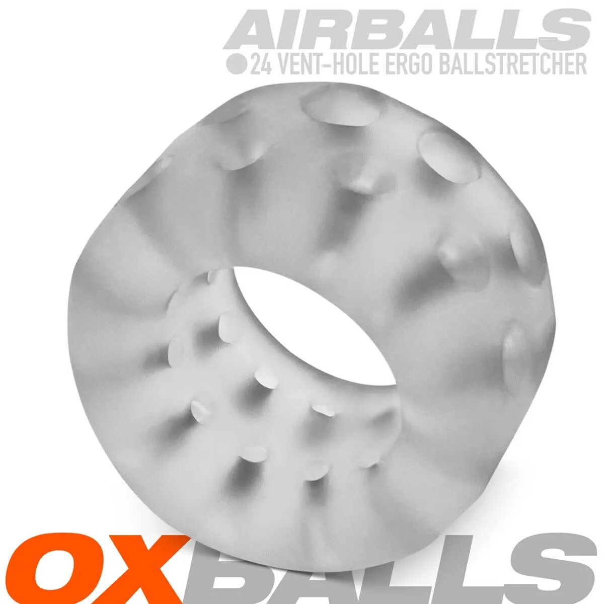 Airballs Ballstretcher Clear Ice | Oxballs | Best-Selling Air Cock Ring Version