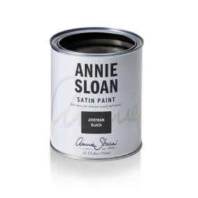 Annie Sloan Satin Paint Athenian Black - 750 ml