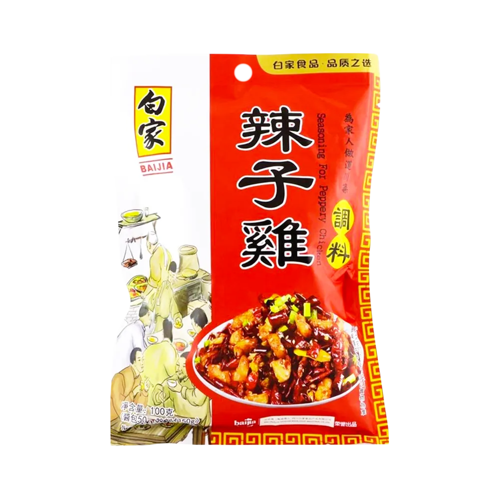 BAI JIA Condiment - Red Pepper Chicken 100g