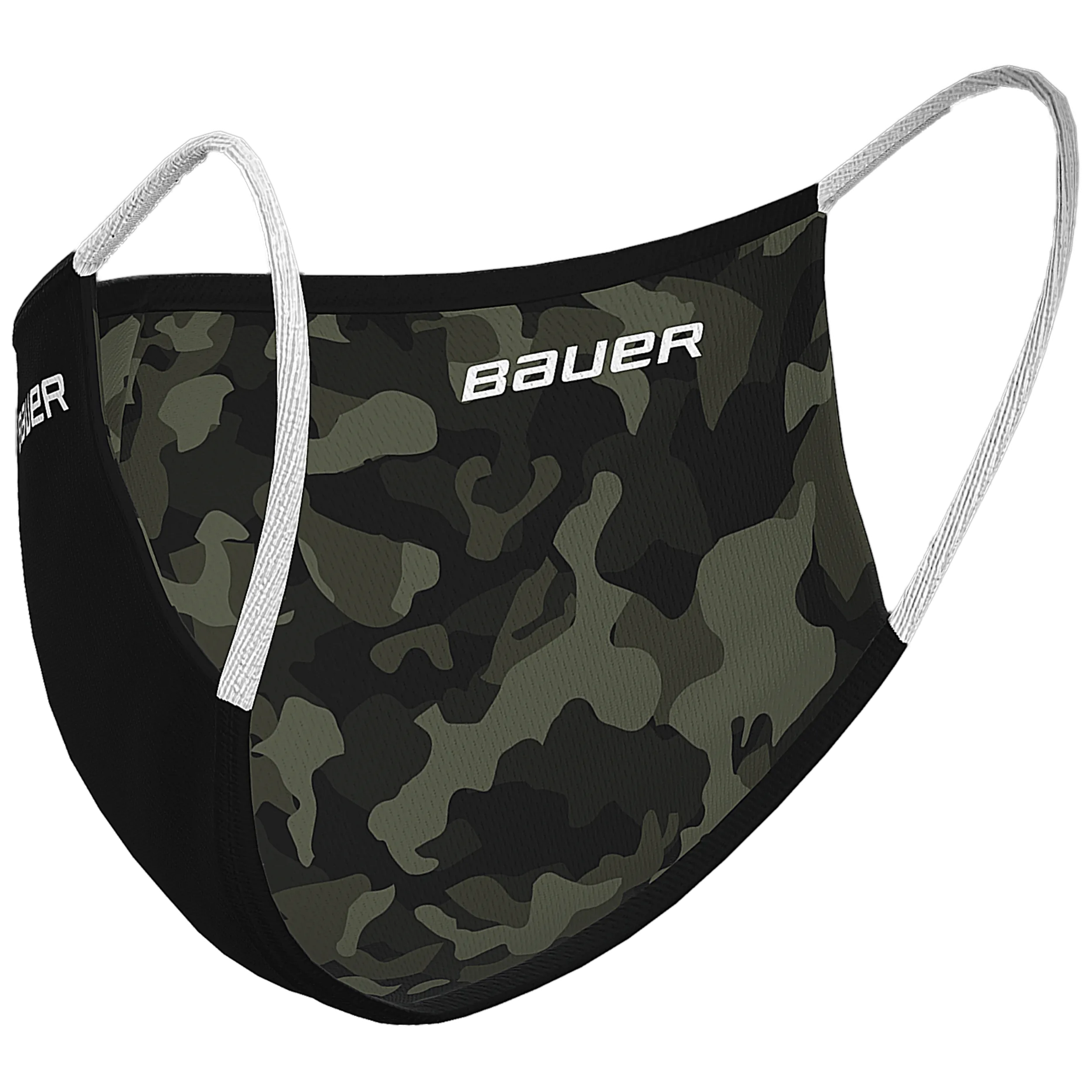 Bauer Reversible Fabric Face Mask Black/Camo