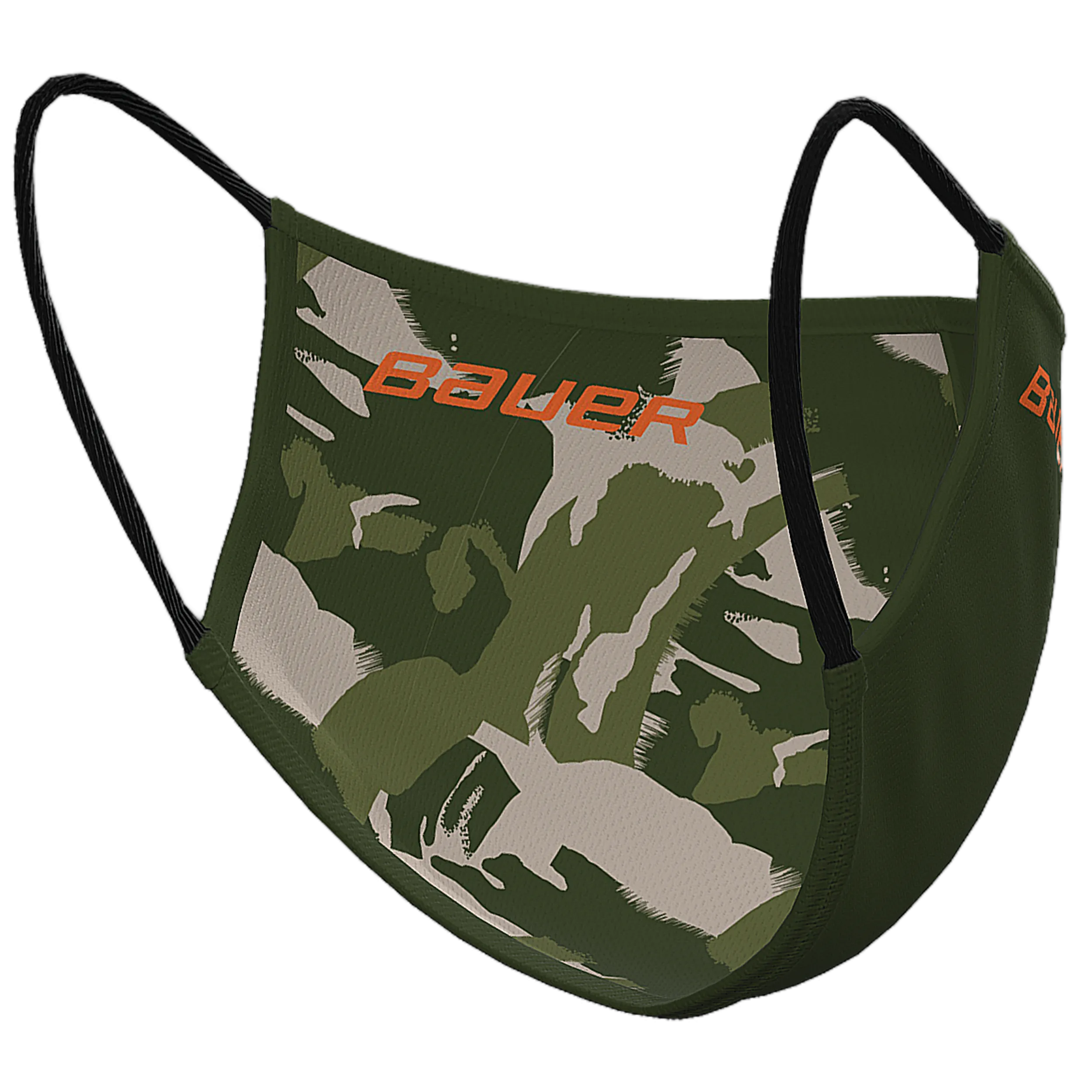 Bauer Reversible Fabric Face Mask Green/Camo