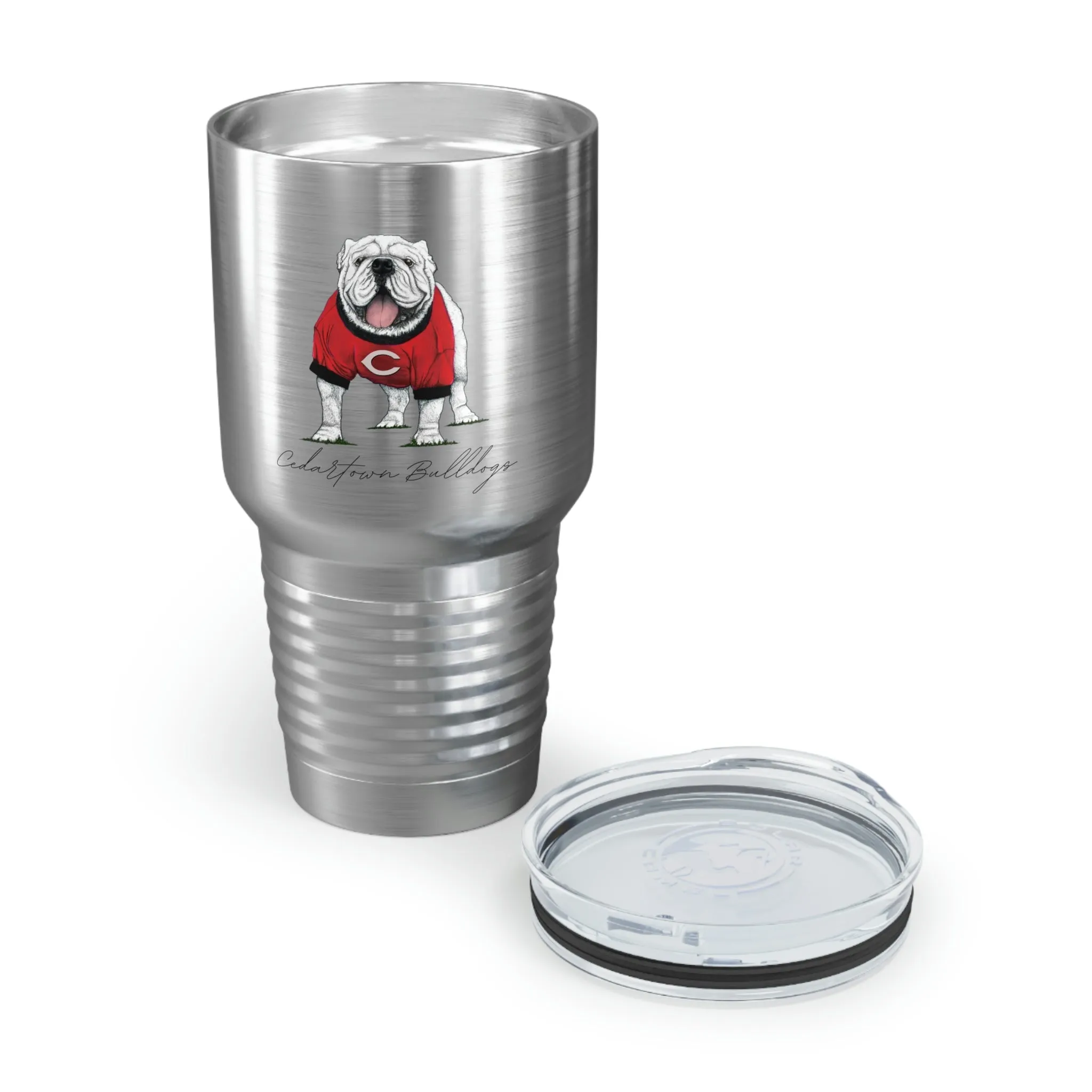 Cedartown Bulldogs Mascot School Spirit Ringneck Tumbler, 30oz