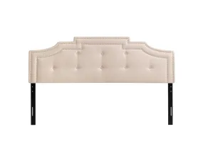 Cream Padded King Headboard