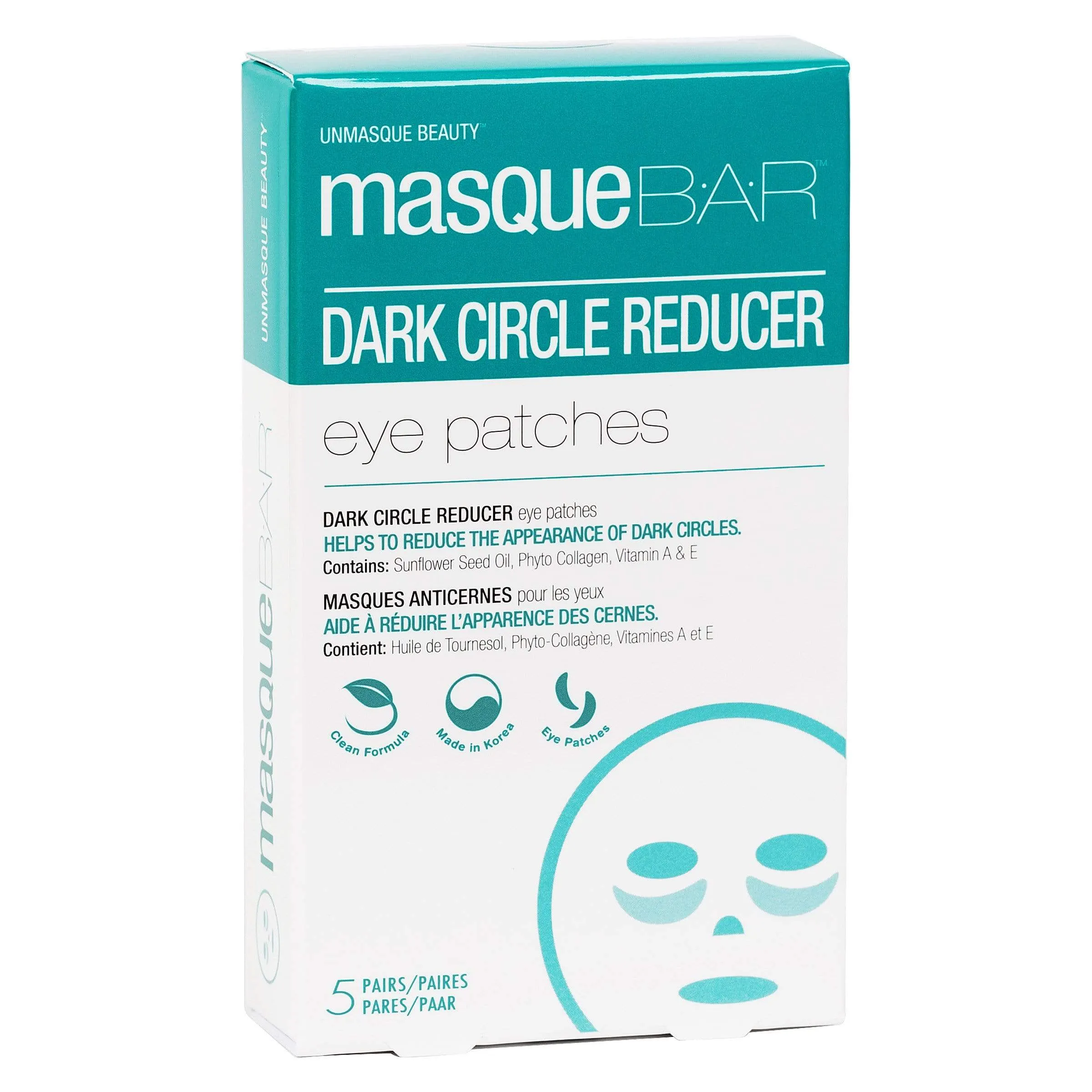 Dark Circle Reducer Eye Patches (5 Pairs/Box)