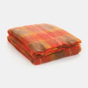 Drumin Flame Mohair Throw