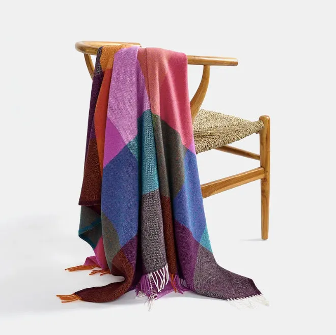 Fire Lambswool Throw