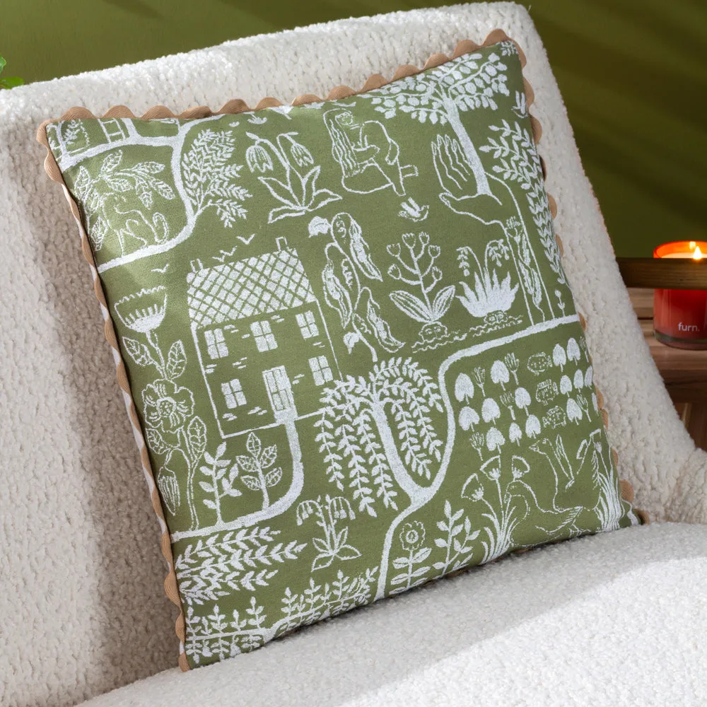 Frida Cushion Moss