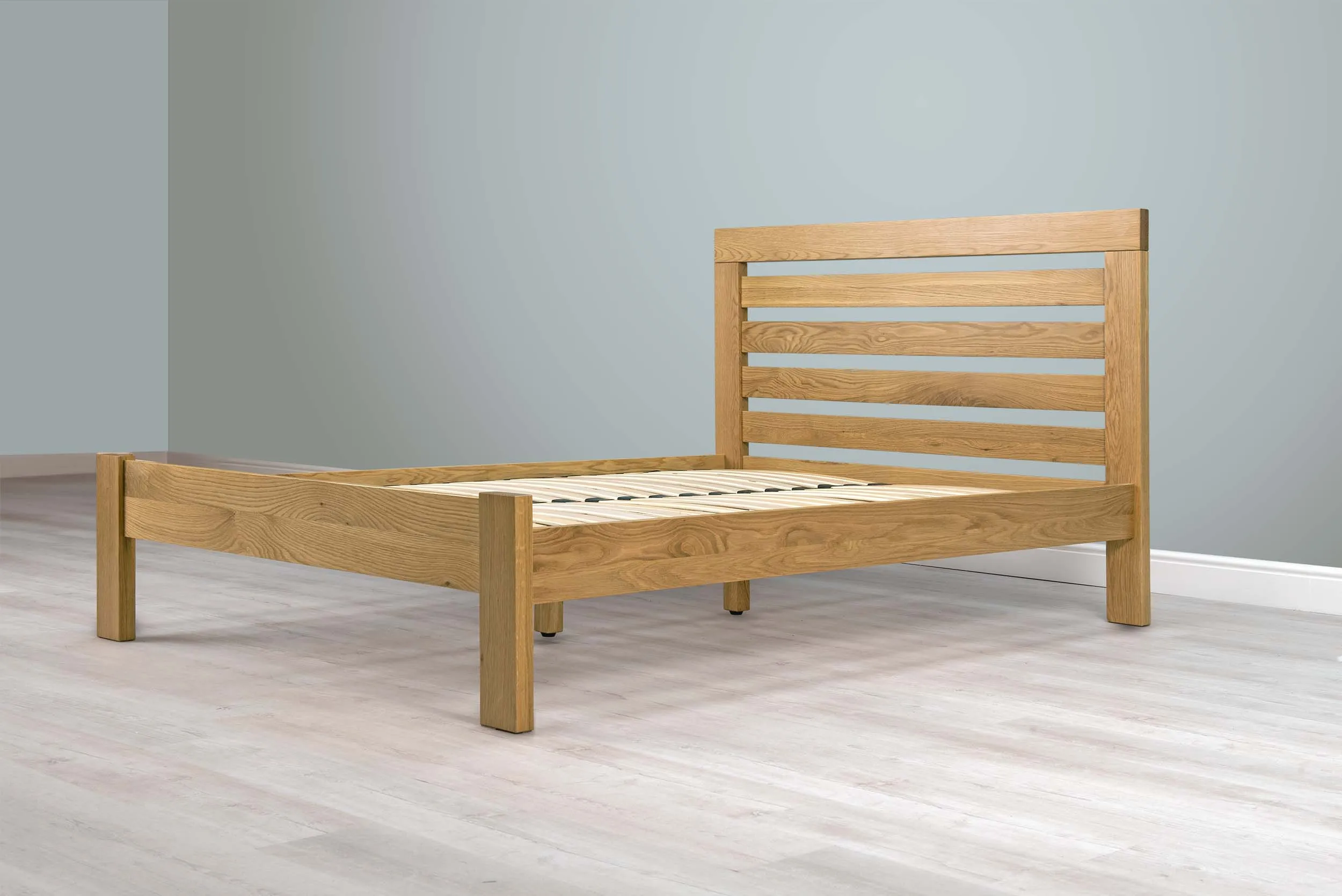 Goodwood Solid Natural Oak Bed Frame - 4ft6 Double