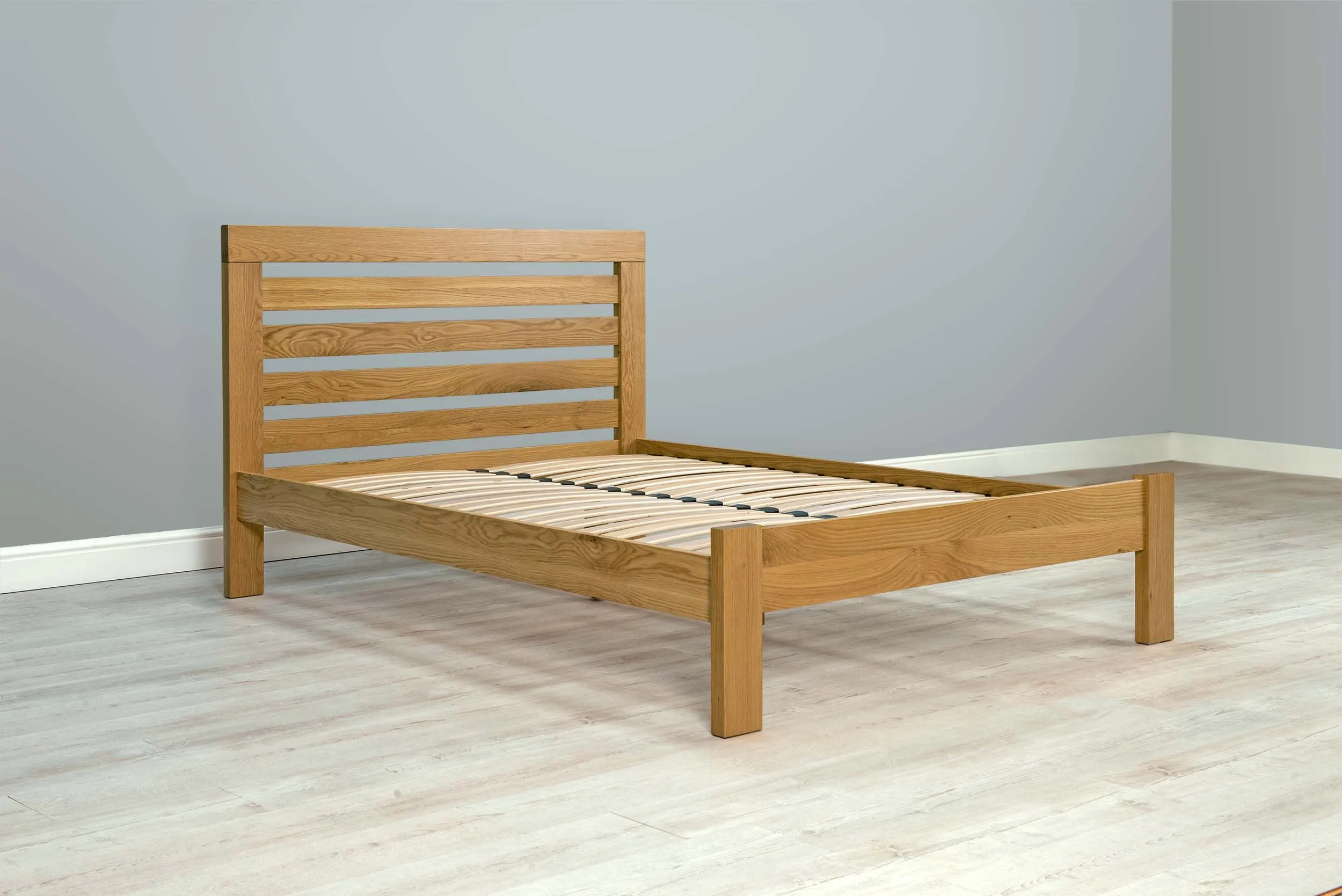 Goodwood Solid Natural Oak Bed Frame - 4ft6 Double