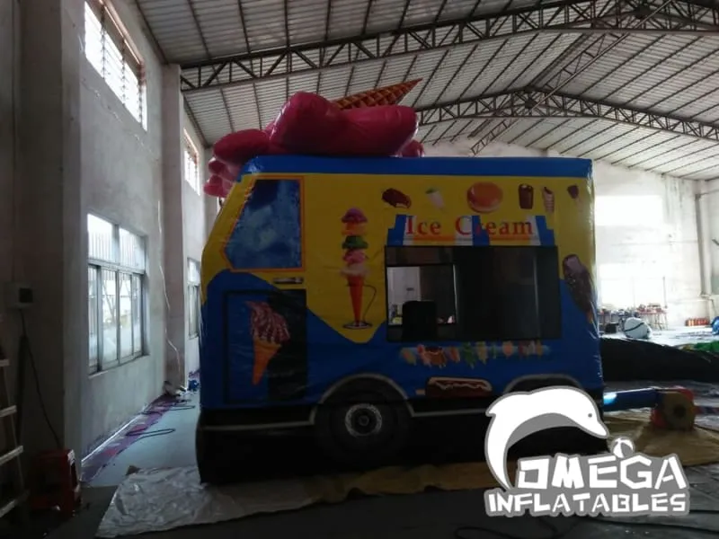 Ice Cream Car Inflatable Bouncer for Kids