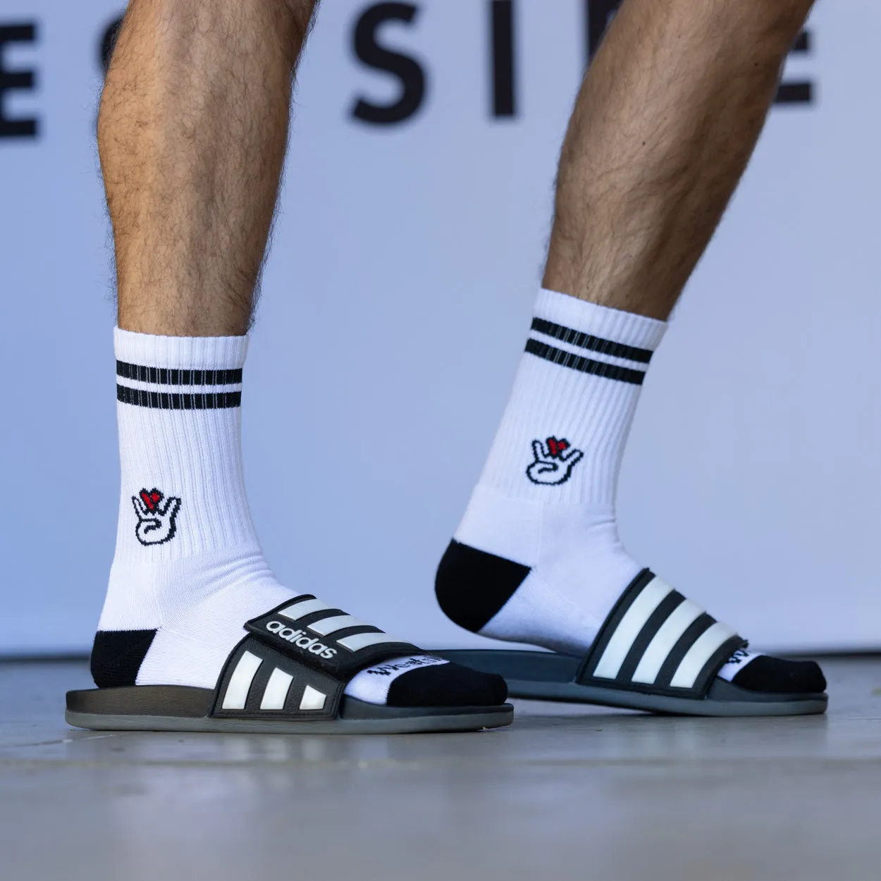 Jacquard WSL White Logo Socks