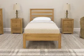 Kensington Solid Natural Oak Bed Frame - 3ft Single