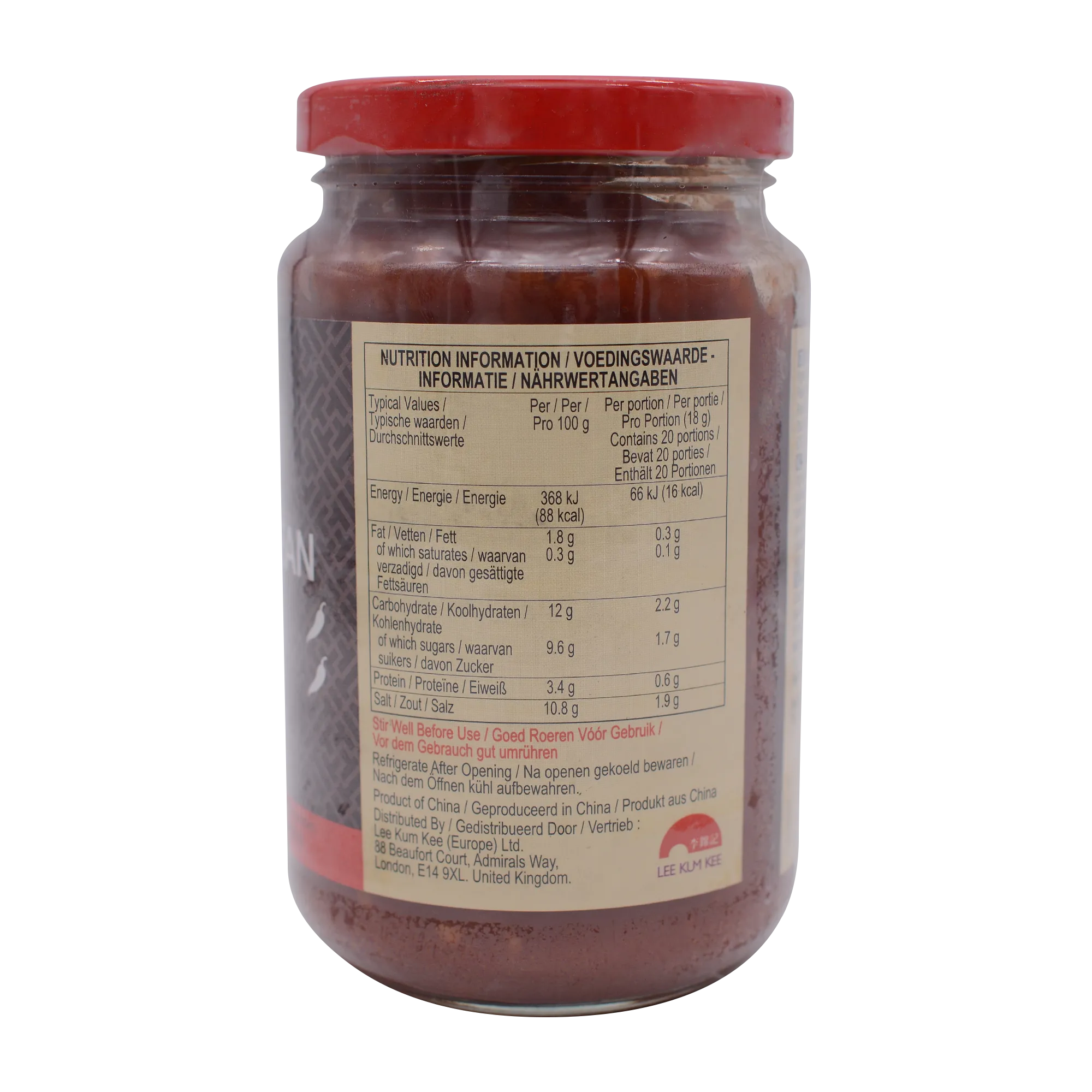 LEE KUM KEE Chilli Bean Sauce (Toban Djan) 368g