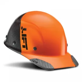 Lift Safety Dax 50/50 Carbon Fiber Cap Hard Hat Orange-Black HDC50C-19OC