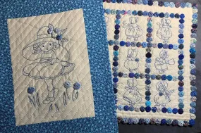 Little Blues Miniature Quilts