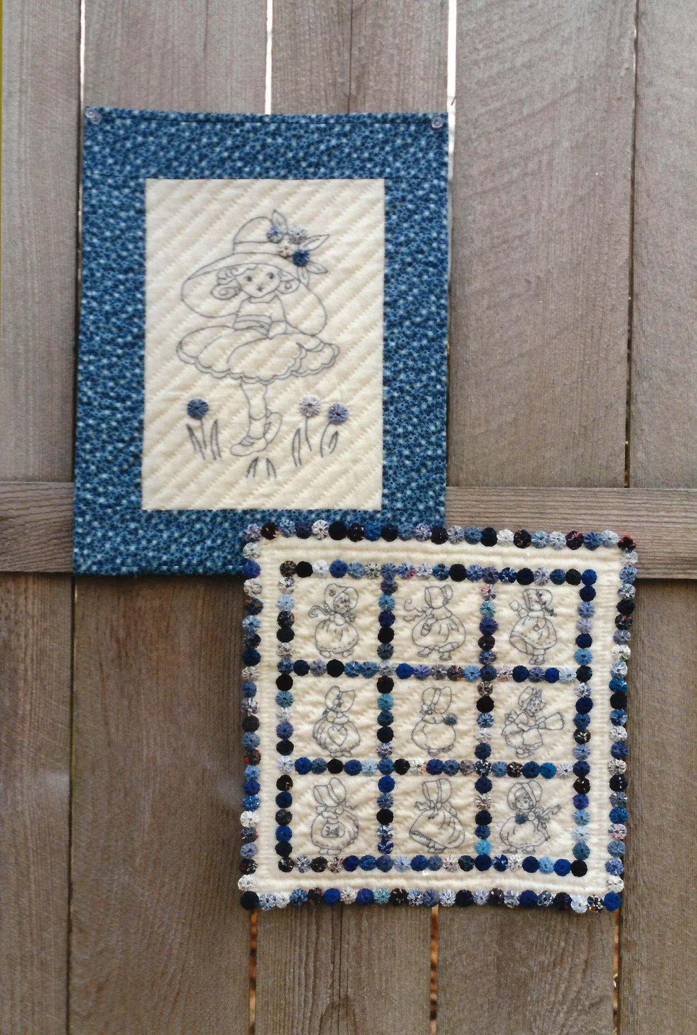 Little Blues Miniature Quilts