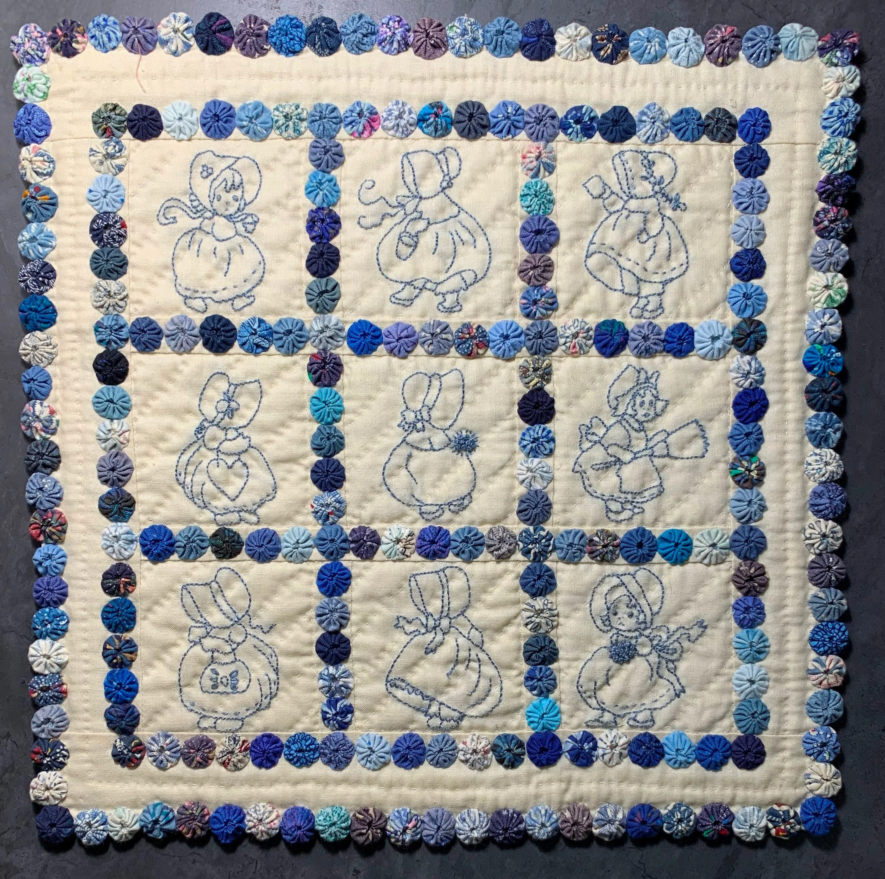 Little Blues Miniature Quilts