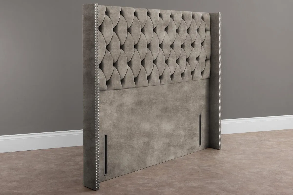 Luxor Wingback Floor Standing Headboard