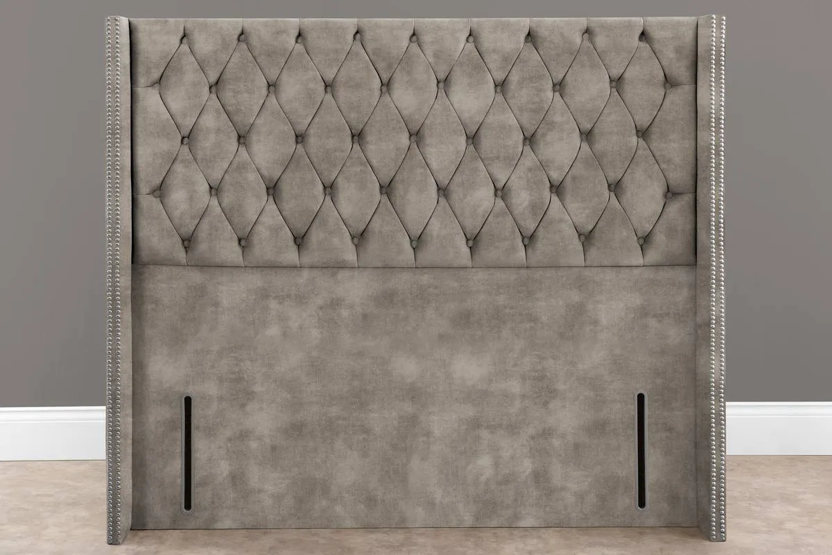 Luxor Wingback Floor Standing Headboard