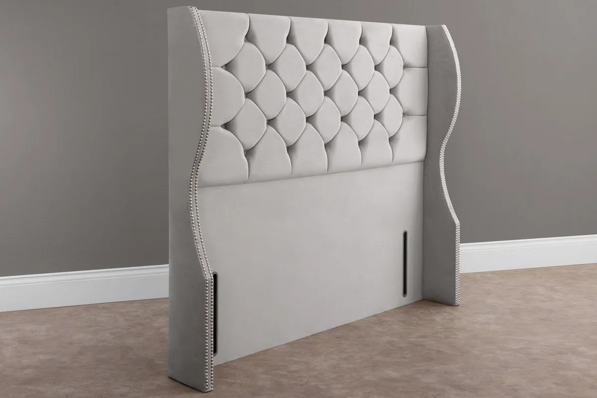 Monaco Wingback Floor Standing Headboard