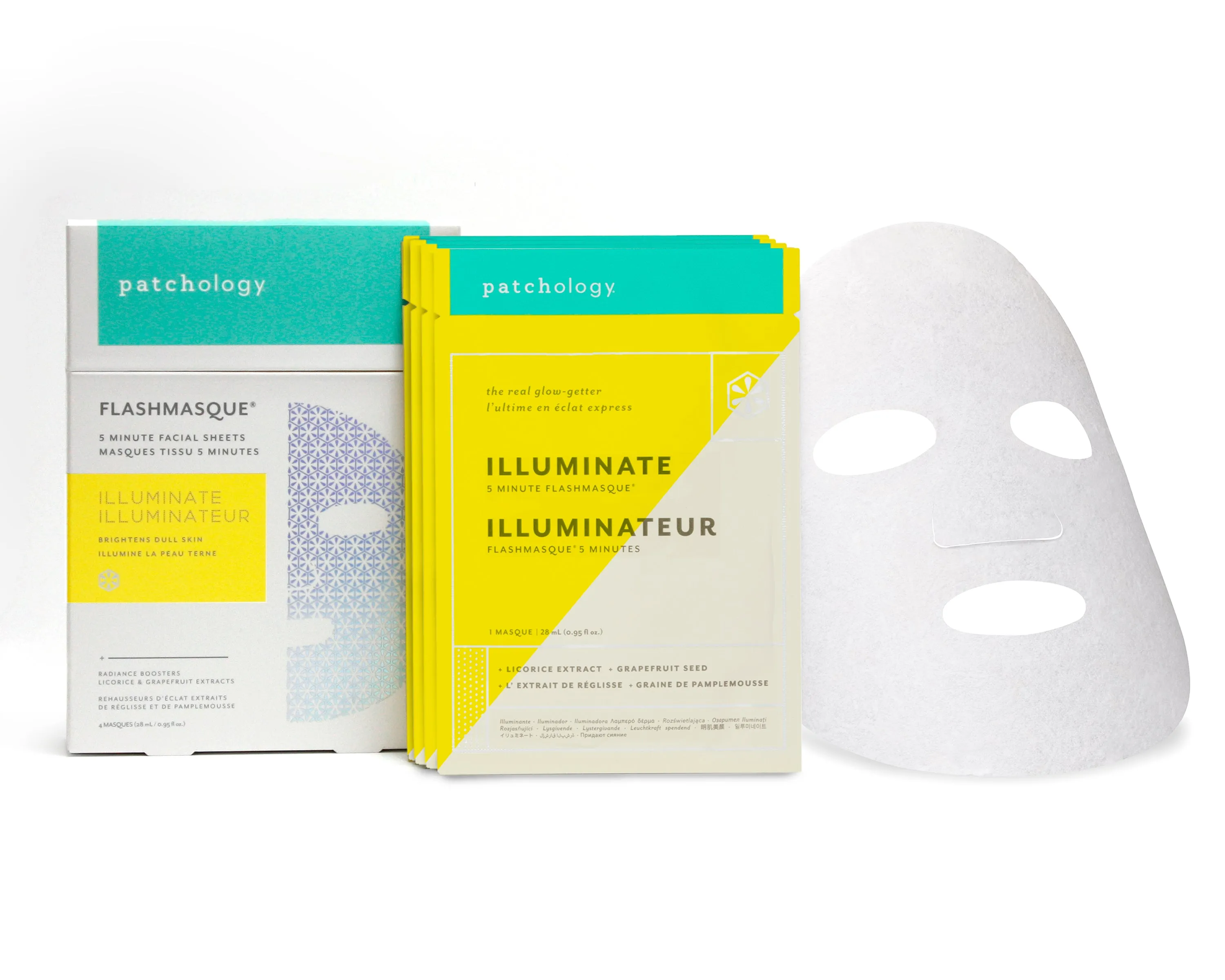 patchology FlashMasque® Illuminate 5 Minute Sheet Mask