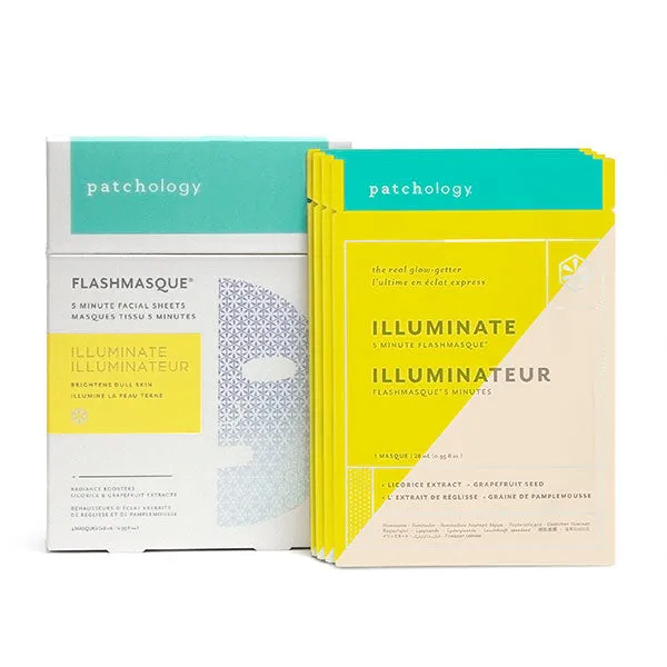 patchology FlashMasque® Illuminate 5 Minute Sheet Mask