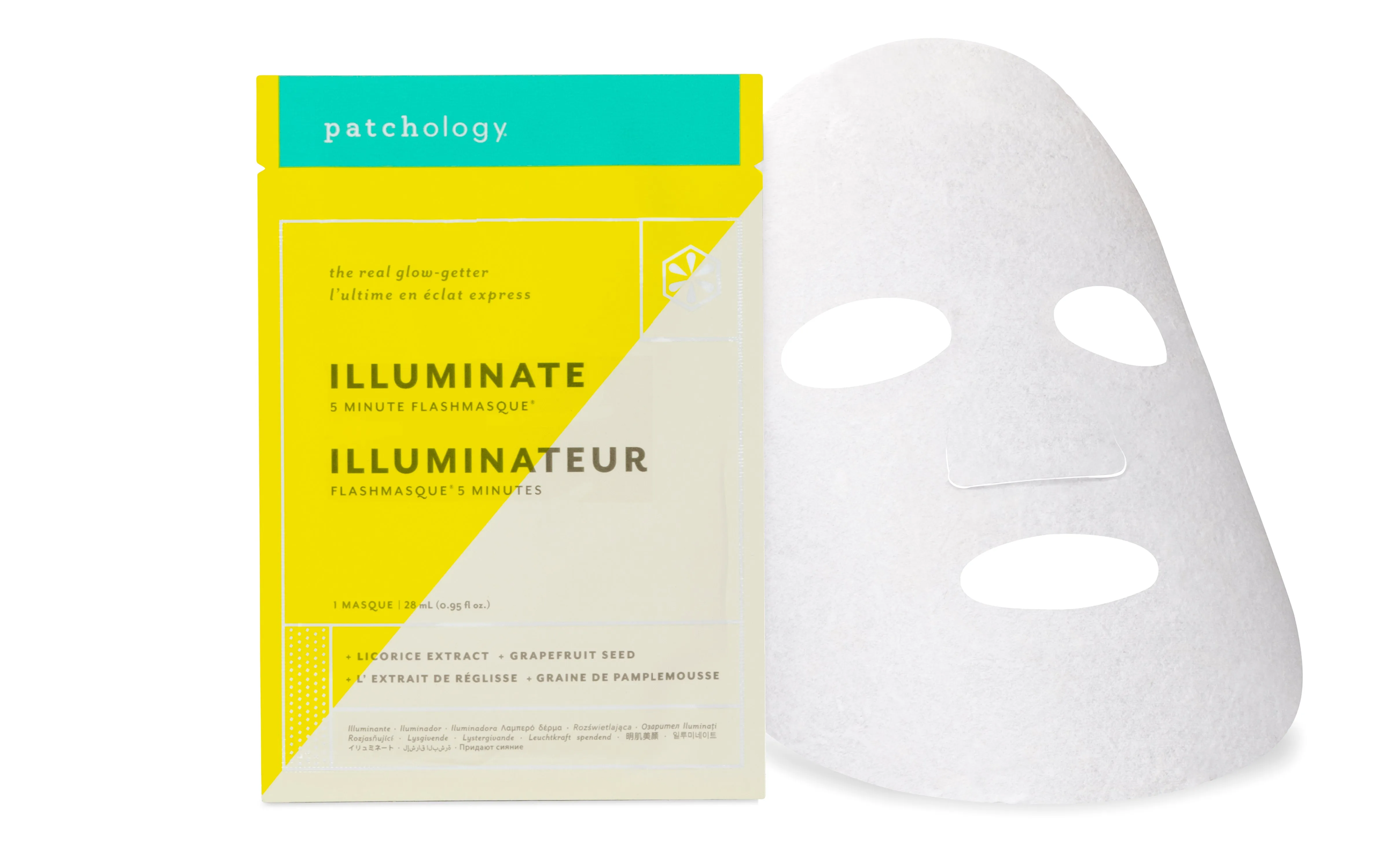 patchology FlashMasque® Illuminate 5 Minute Sheet Mask