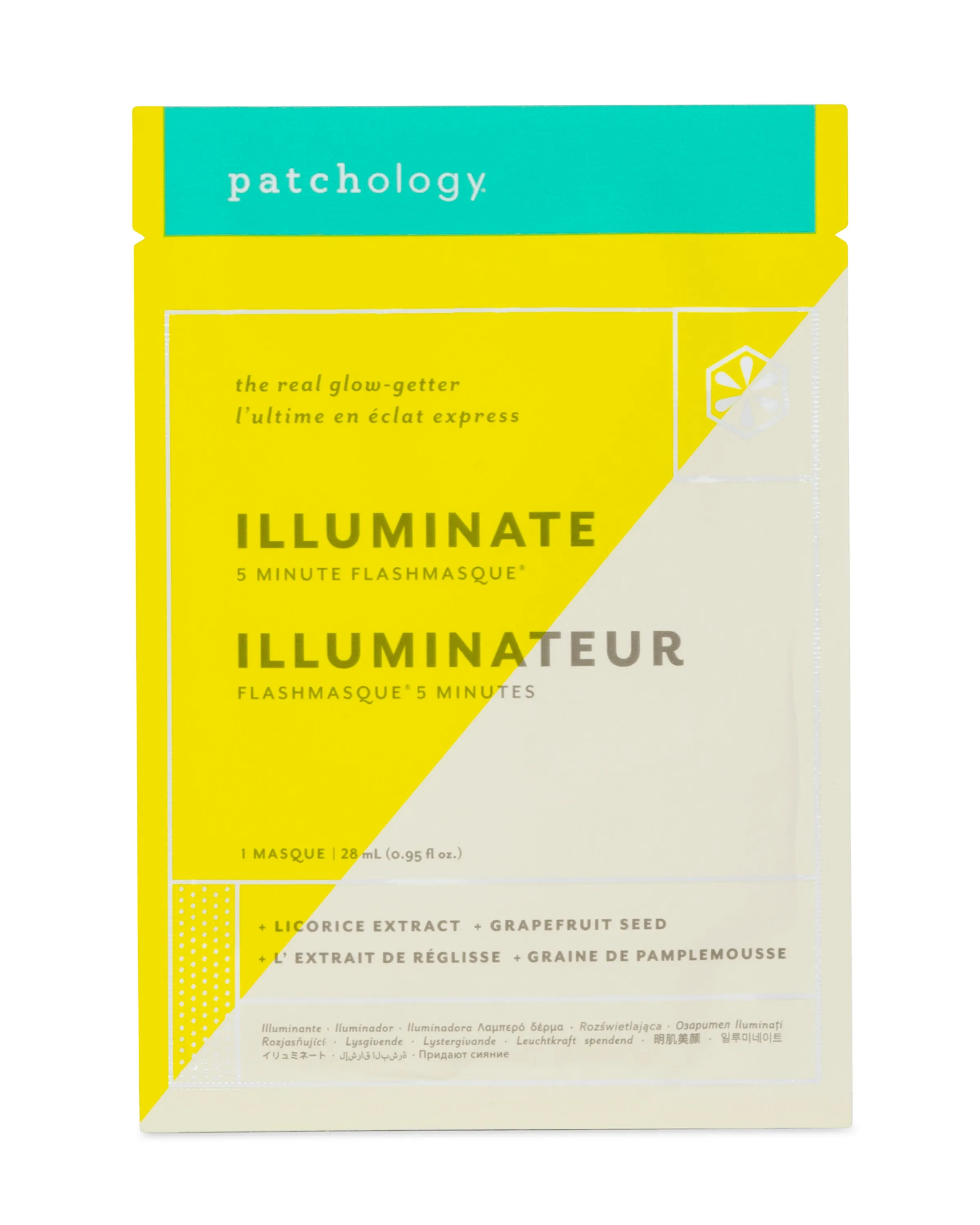 patchology FlashMasque® Illuminate 5 Minute Sheet Mask