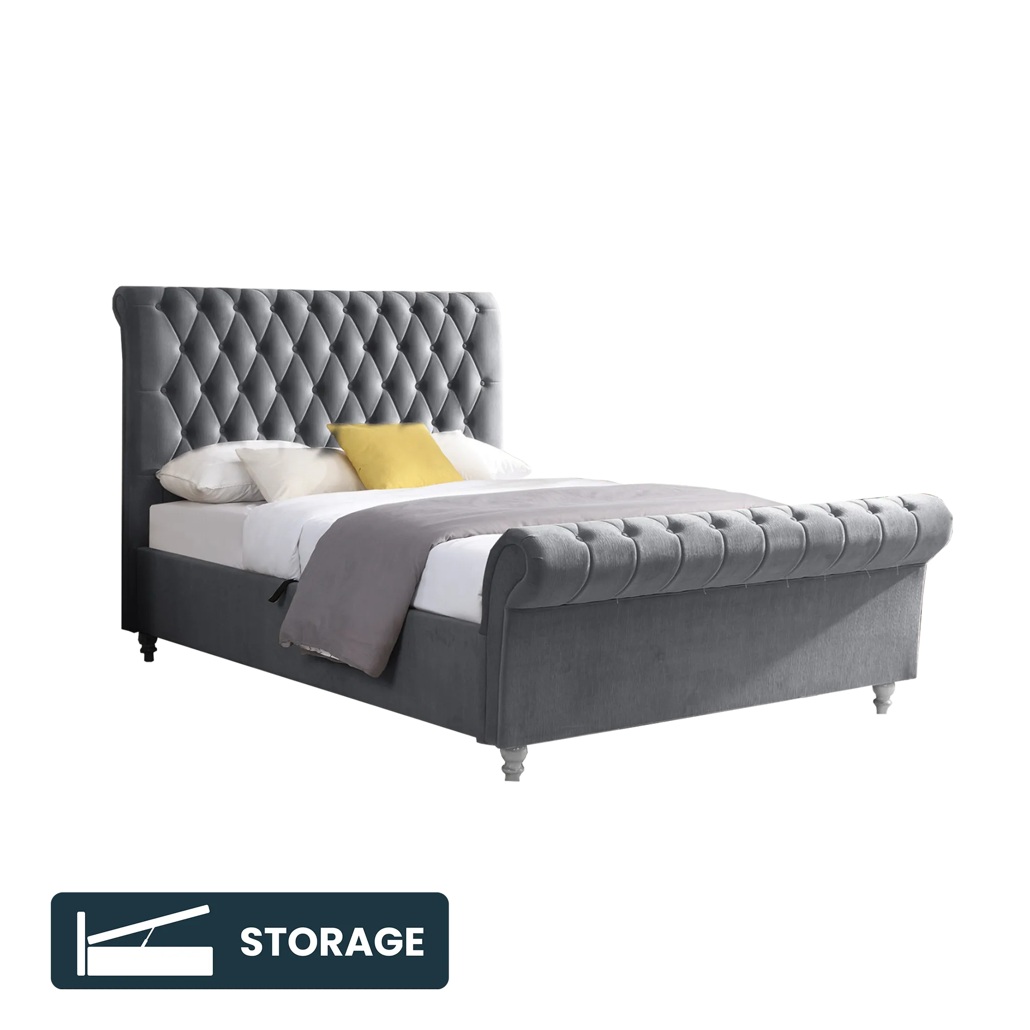 Penelope Ottoman Storage Bedframe