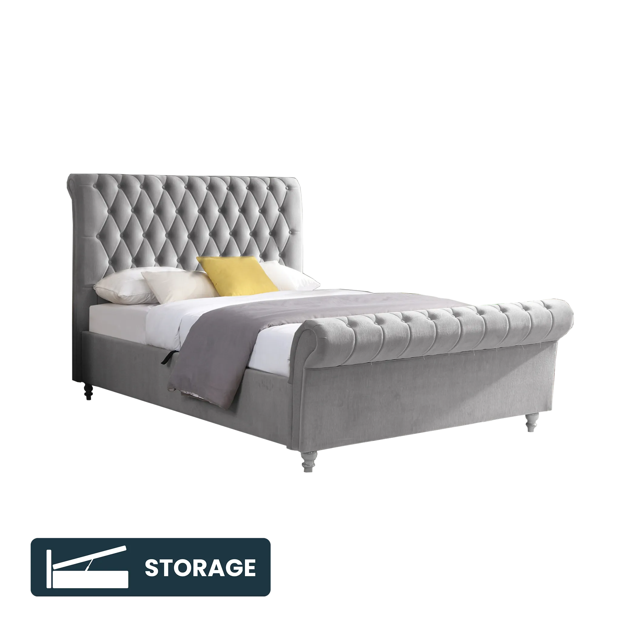 Penelope Ottoman Storage Bedframe