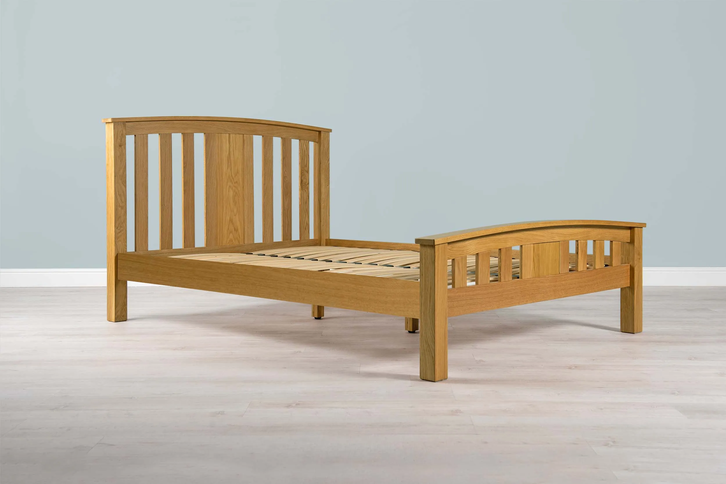 Royal Ascot Solid Natural Oak Bed Frame - 4ft Small Double