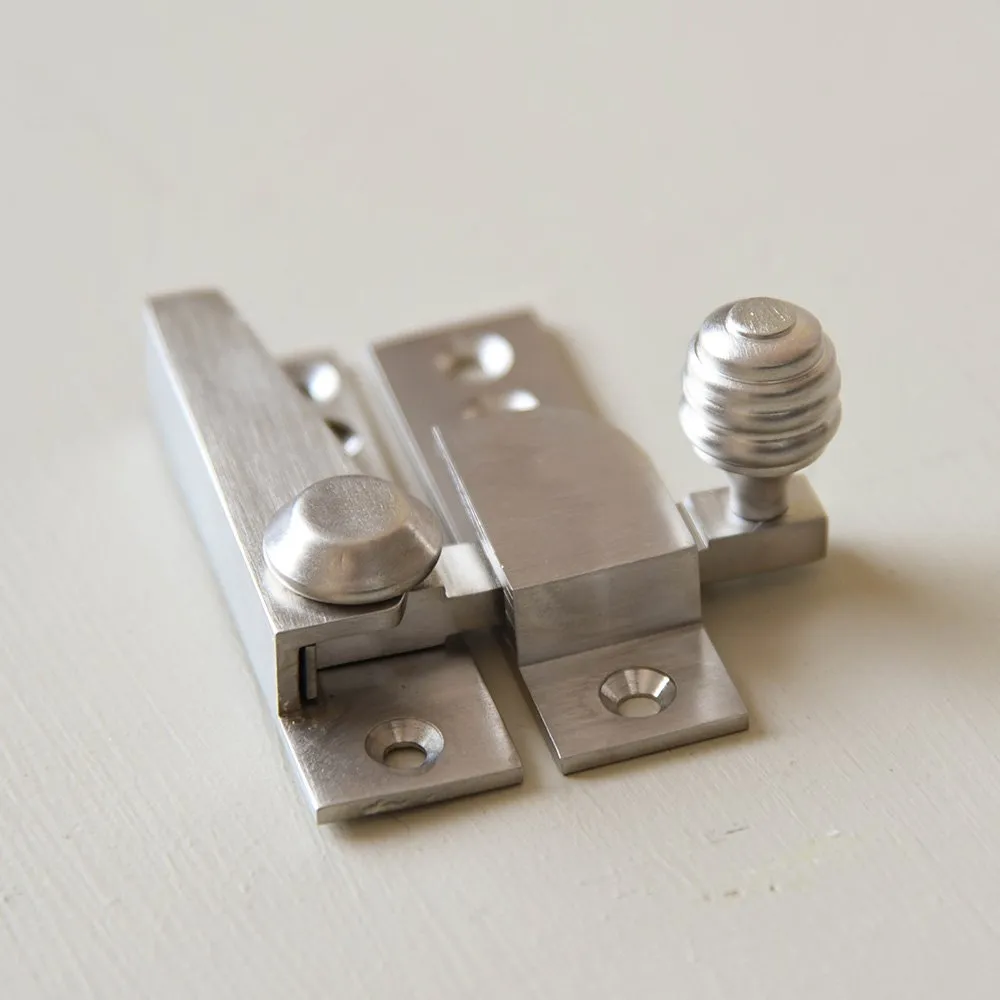 Satin Nickel Beehive Sash Window Fastener