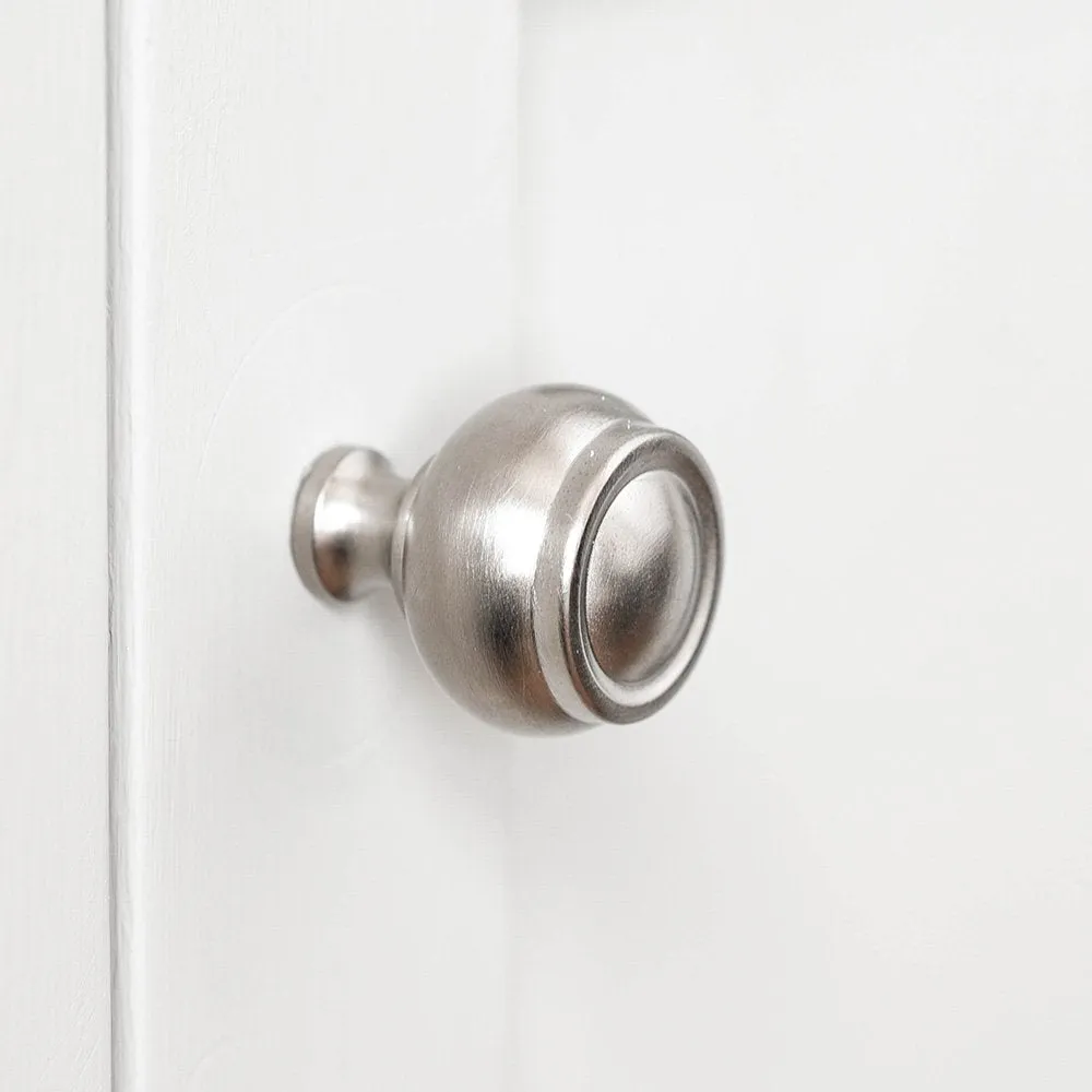 Satin Nickel Ovolo Cabinet Knob