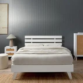 Soren Queen Bed - White