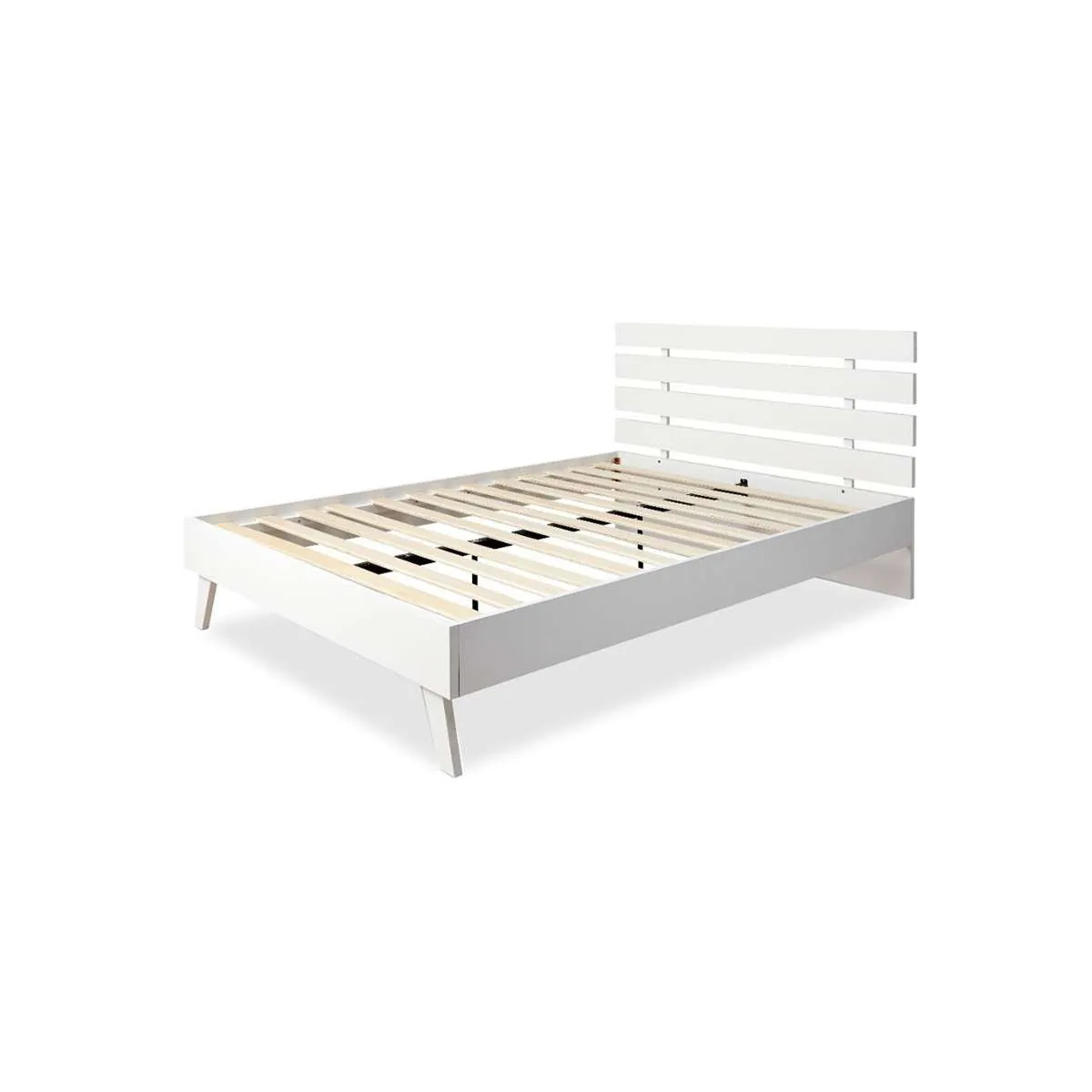 Soren Queen Bed - White