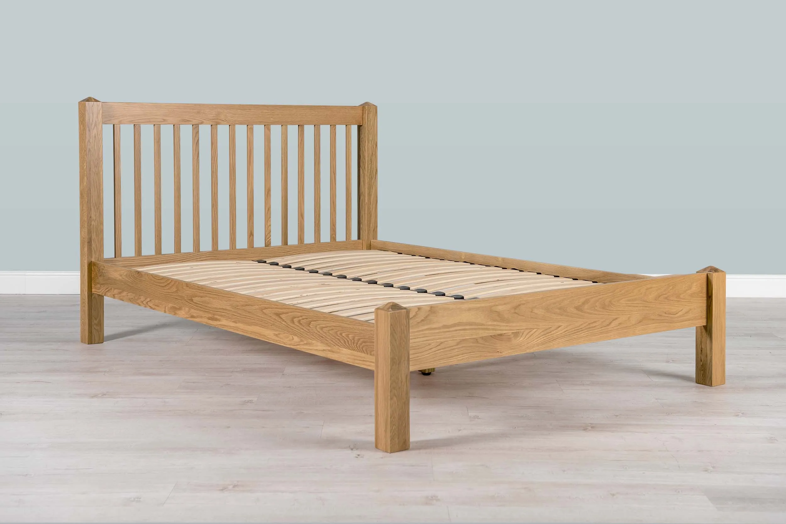 Trafalgar Solid Natural Oak Bed Frame - 4ft6 Double