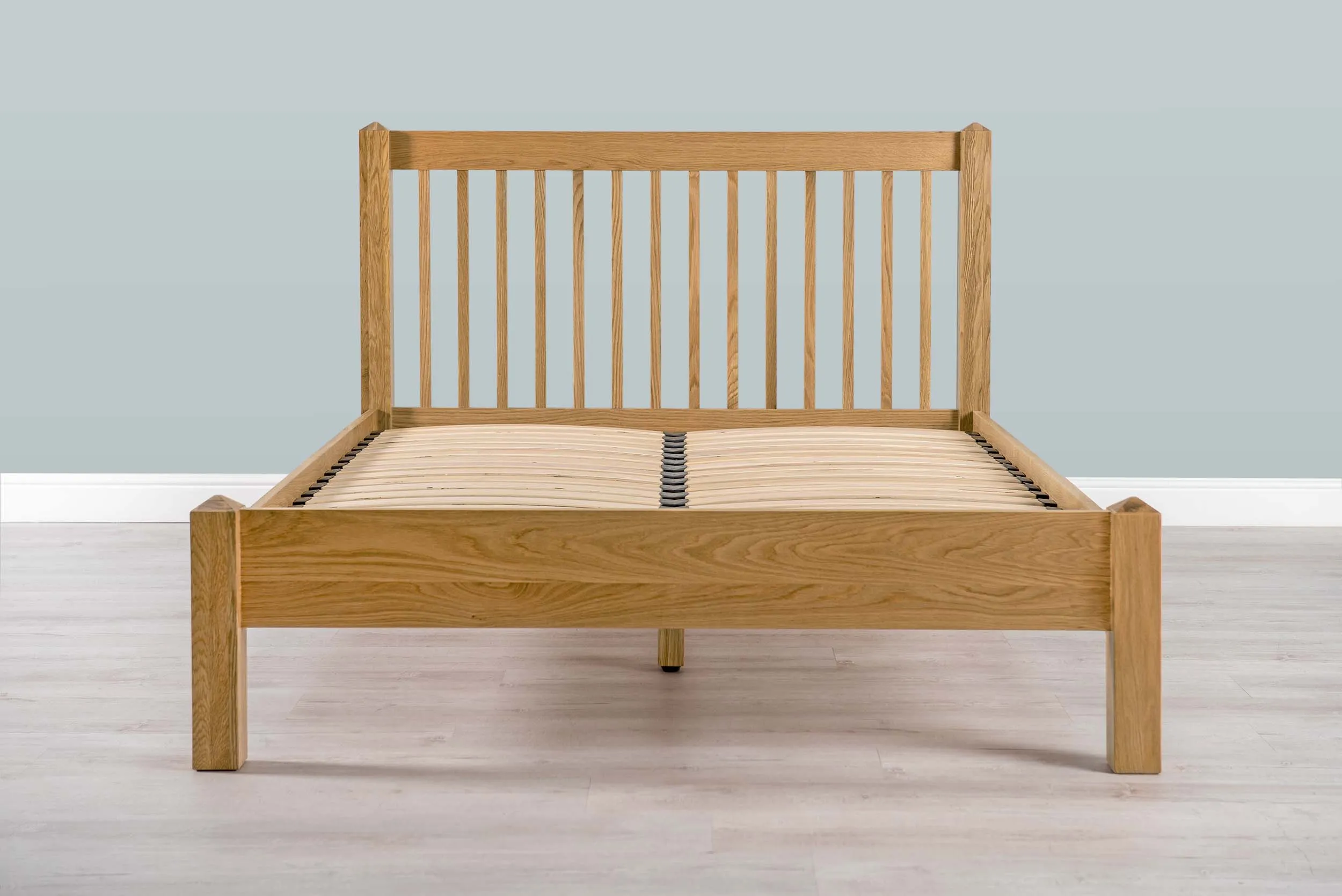 Trafalgar Solid Natural Oak Bed Frame - 4ft6 Double