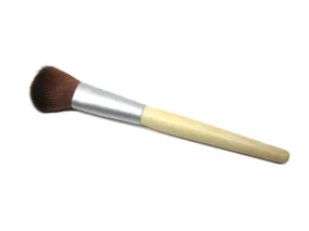 vegan cosmetics brush with bamboo handle - blush and bronzer