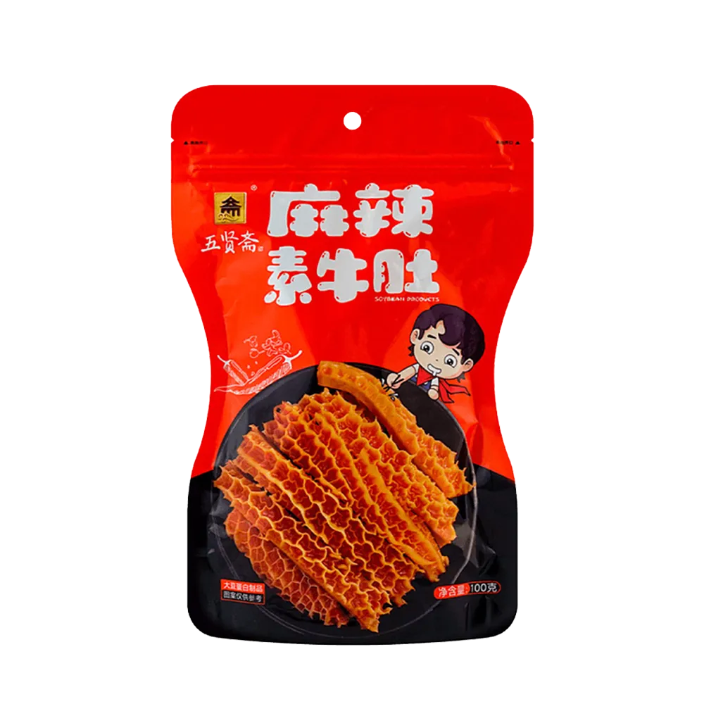 WUXIANZHAI Vegetarian Tripe - Hot & Spicy 100g