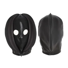 Zipper deprivation Gimp Hood